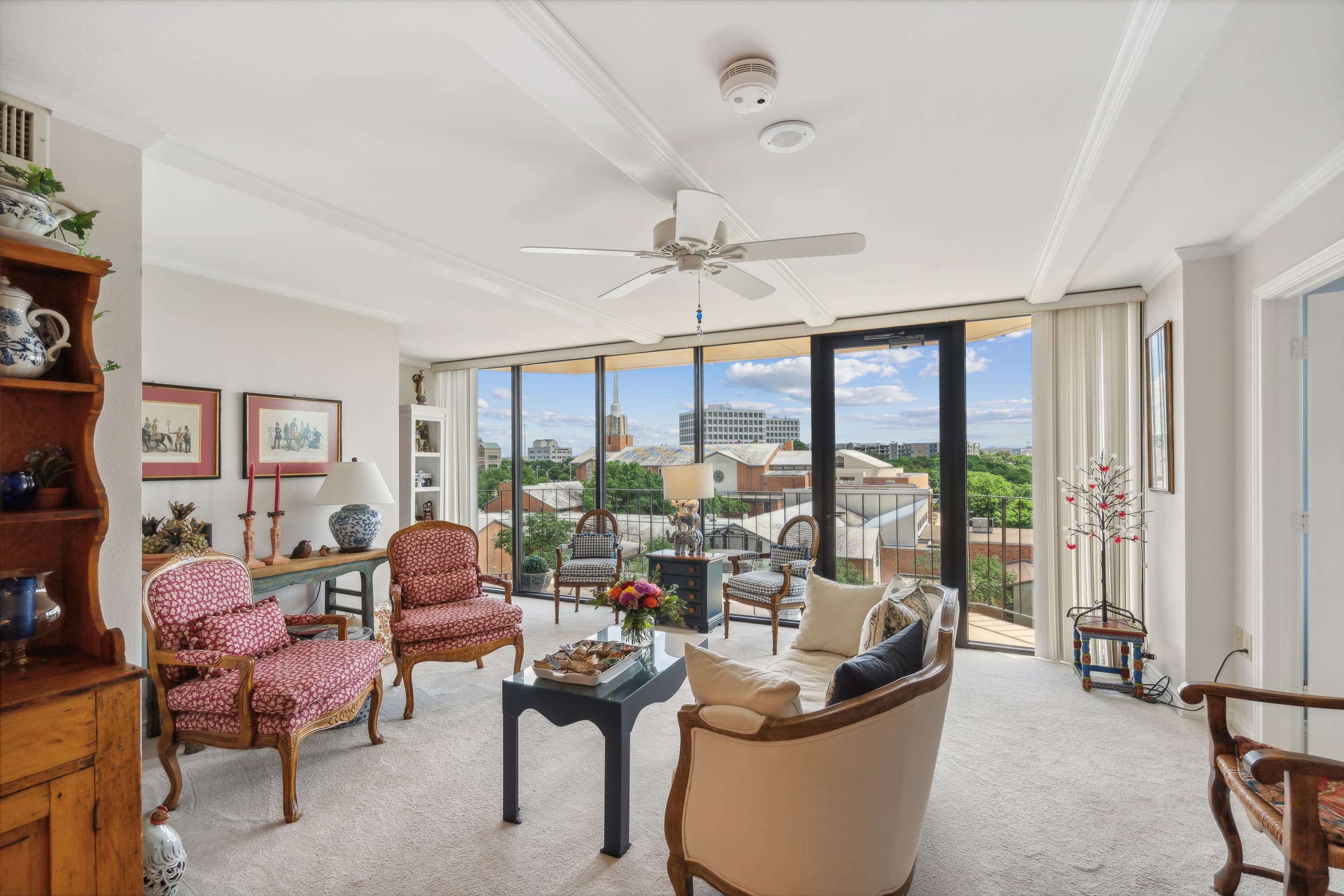 A living room from the Heritage floor plan.